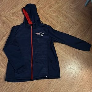 Patriots Men’s Zip Up Hoodie Sweatshirt